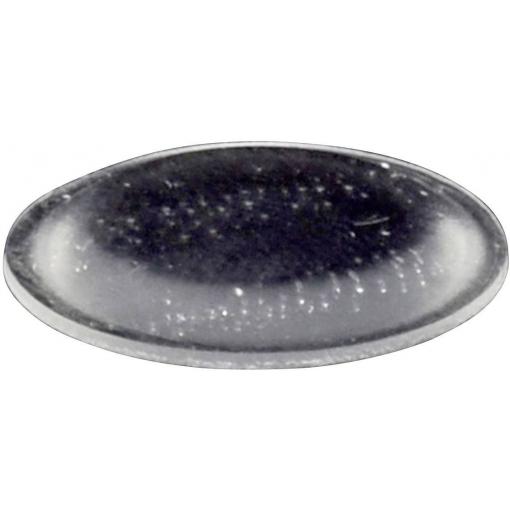 TOOLCRAFT PD2191C podstavná nožka přístrojová samolepicí, kulatá transparentní (Ø x v) 19 mm x 1.9 mm 1 ks