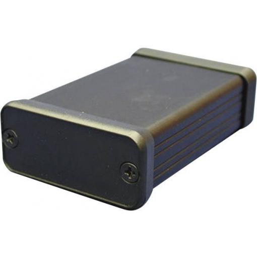 Hliníkové pouzdro 1455 Hammond Electronics 1455P2201BK, 223 x 120.5 x 30.5 , černá