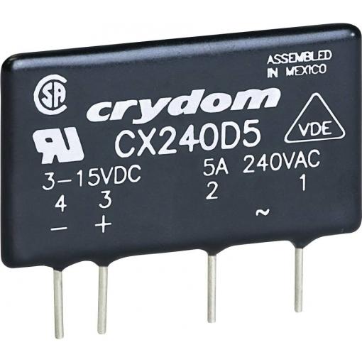 Crydom polovodičové relé CX240D5 5 A Spínací napětí (max.): 280 V/AC spínání při nulovém napětí 1 ks