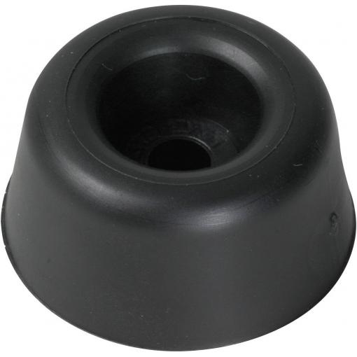PB Fastener 100961 tlumič nárazů (šroubovatelný) černá (Ø x v) 25 mm x 10 mm 1 ks