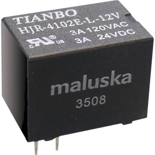 Tianbo Electronics HJR4102E-L-24VDC-S-Z, HJR4102E-L-24VDC-S-Z relé do DPS, monostabilní, 1 cívka, 60 V/DC, 240 V/AC, 5 A, 1 ks