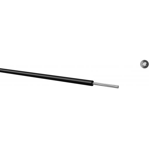 Kabeltronik 060107509 lanko/ licna, LiYv, 1 x 0.75 mm², černá, 100 m