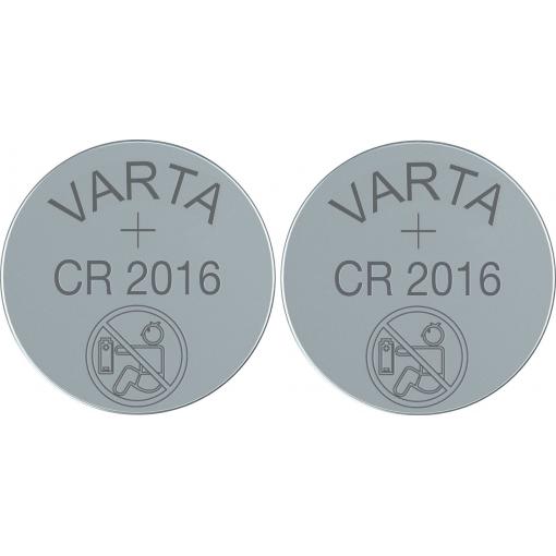 Varta knoflíkový článek CR 2016 3 V 2 ks 87 mAh lithiová LITHIUM Coin CR2016 Bli 2