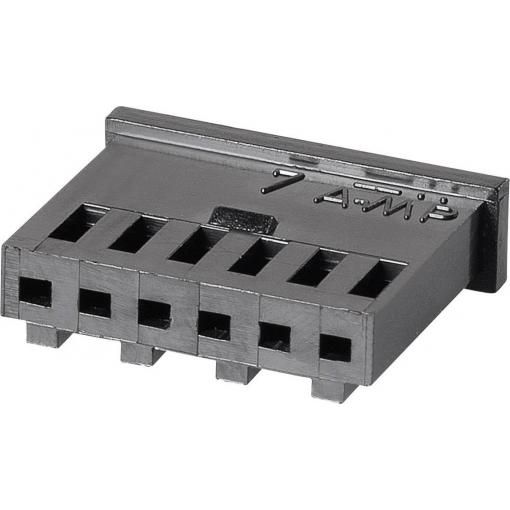 TE Connectivity zásuvkový konektor na kabel AMPMODU MOD II Počet pólů 6 Rastr (rozteč): 2.54 mm 280360 1 ks