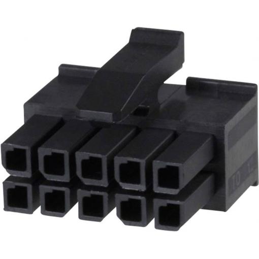 TE Connectivity Micro-MATE-N-LOK zásuvkový konektor na kabel 4, rozteč 3 mm, 794617-4, 1 ks