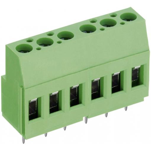 PTR Hartmann 50700020201F šroubová svorkovnice 2.50 mm² Pólů 2 zelená 1 ks
