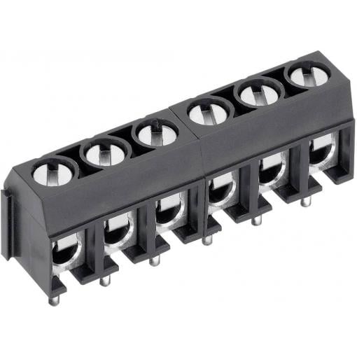 PTR Hartmann 50500060121G šroubová svorkovnice 1.50 mm² Pólů 6 šedá 1 ks
