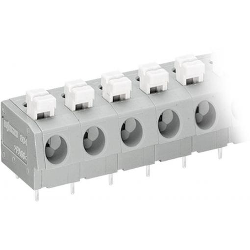 WAGO 804-306 pružinová svorkovnice 2.50 mm² Pólů 6 šedá, bílá 1 ks