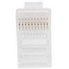 BEL Stewart Connectors 1400-1000-06, RJ45 konektor, zástrčka, rovná, počet pólů: 10P10C, čiré sklo, 1 ks