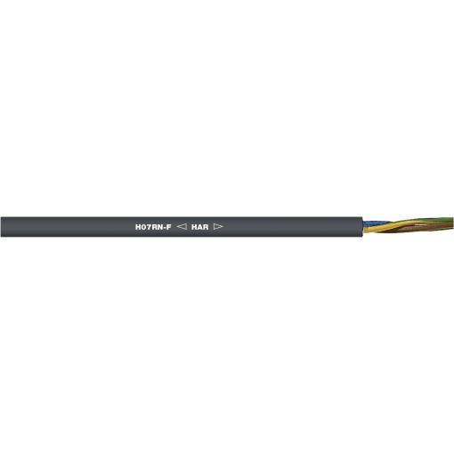 LAPP 1600186-1 kabel s gumovou izolací H07RN-F 2 x 4 mm² černá metrové zboží