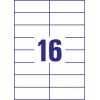 Avery-Zweckform 3484-200 univerzální etikety 105 x 37 mm papír bílá 3520 ks trvalé laserová tiskárna, barevná laserová tiskárna