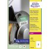 Avery-Zweckform L7916-40 univerzální etikety 210 x 148 mm polyethylenová fólie bílá 80 ks trvalé barevná laserová tiskárna, laserová tiskárna