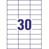 Avery-Zweckform 3489 univerzální etikety 70 x 29.7 mm papír bílá 3000 ks trvalé barevná laserová tiskárna, laserová tiskárna