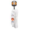 Solight prodlužovací přívod, 3 zásuvky, bílý, 10m - PP06