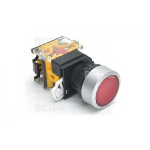 Ovládač stiskací DT22M-FR11/RD, průměr 22 mm, červený