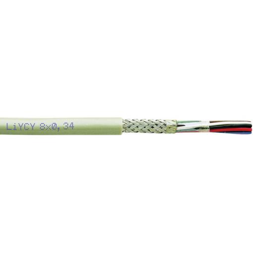 Faber Kabel LiYCY řídicí kabel 3 x 0.14 mm² šedá 030254 metrové zboží