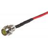 Kontrolka LED 24 V, žlutá, do otvoru 8 mm, kovová