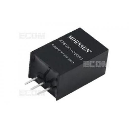 DC/DC měnič K78U12-500R3, 48 V → 12 V / 500 mA, SIP3