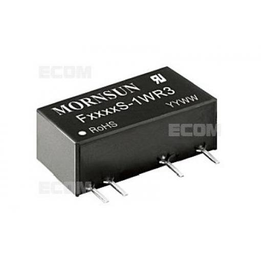DC/DC měnič F0515S-1WR3, 5 V → 15 V, 67 mA, izolovaný