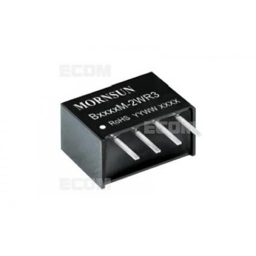 DC/DC měnič B0524M-2WR3, 5 V → 24 V, 83 mA, izolovaný, SIP4