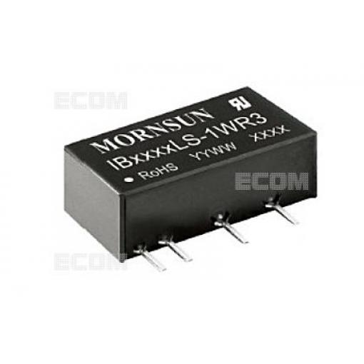 DC/DC měnič IB2405LS-1WR3, 24 V na 5 V, 200 mA, izolovaný
