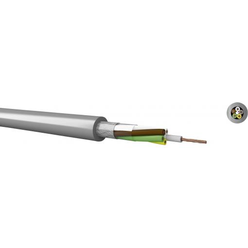 Kabeltronik LiYCY řídicí kabel 4 x 0.75 mm² šedá 20407500-1 metrové zboží