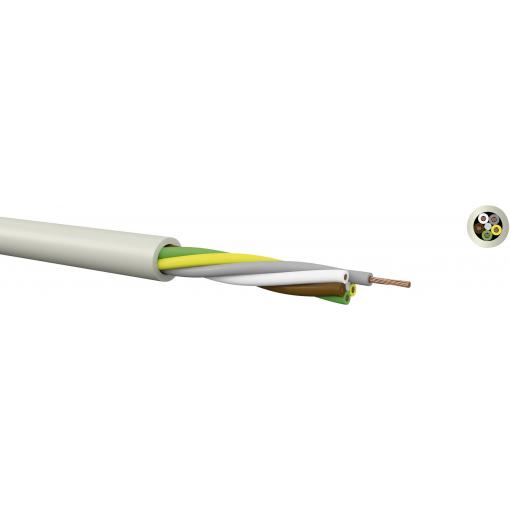Kabeltronik LiYY řídicí kabel 4 x 0.75 mm² šedá 10407500 metrové zboží