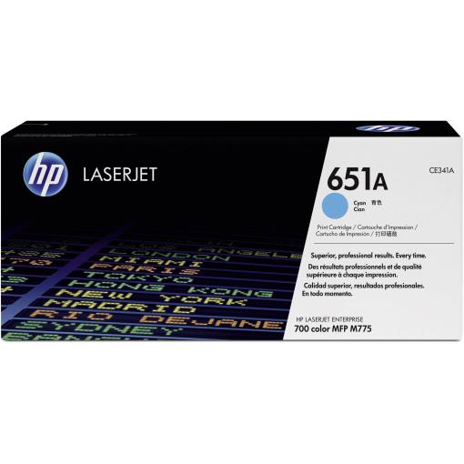 HP Toner 651A originál azurová 16000 Seiten CE341A