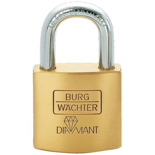 Burg Wächter 17601 visací zámek 40.00 mm zámky s různými klíči mosaz na klíč