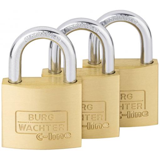 Burg Wächter 29941 visací zámek 40.00 mm zámky se stejným klíčem mosaz na klíč