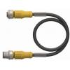 Turck RKC4.4T-0.6-RSC4.4T/TXL3013 upravený zástrčkový konektor pro senzory - aktory, 6630917, piny: 4, 0.60 m, 10 ks
