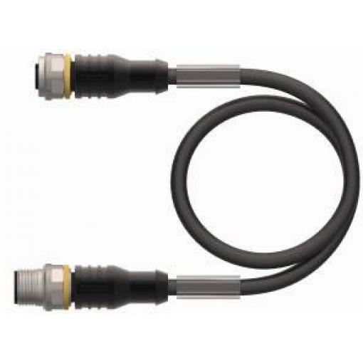 Turck RKC12T-10-RSC12T/TXL upravený zástrčkový konektor pro senzory - aktory, 6630872, piny: 12, 10 m, 1 ks