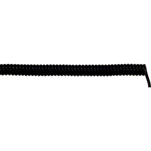 LAPP 73220210 spirálový kabel UNITRONIC® SPIRAL 100 mm / 400 mm 4 x 0.14 mm² černá 1 ks