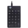 R-GO Tools Numpad Break Bluetooth®, bezdrátový číselná klávesnice ergonomická, Tiché klávesy černá