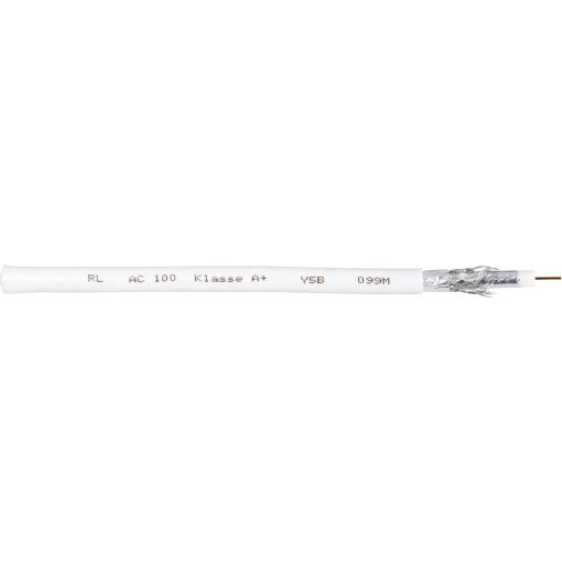 Interkabel AC 100-25 koaxiální kabel vnější Ø: 6.90 mm 75 Ω 120 dB bílá 25 m