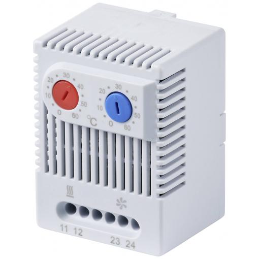 TRU COMPONENTS termostat TC-ZR011 1 spínací kontakt, 1 rozpínací kontakt (d x š x v) 67 x 46 x 50 mm 1 ks