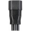 TRU COMPONENTS síťový adaptér IEC zástrčka C14 10 A - IEC C5 spojka Počet kontaktů: 3 1 ks