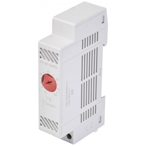 TRU COMPONENTS termostat TC-7T.81-240NC 1 rozpínací kontakt (d x š x v) 88.8 x 47.8 x 17.5 mm 1 ks