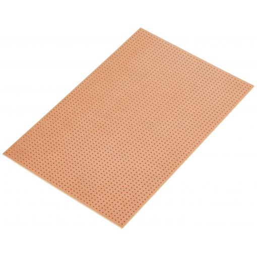 TRU COMPONENTS eurodeska bez CU vložky tvrzený papír (d x š) 16 cm x 10 cm Rastr (rozteč) 2.54 mm Množství 1 ks