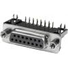 Connfly DS1037-01-15FNAKT74 DS1037-01-15FNAKT74 D-SUB zásuvková lišta Pólů: 15 pájecí piny 1 ks Tray