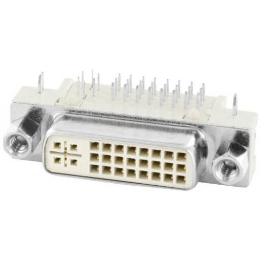 Connfly DS1091-VN0S vestavěná zásuvka zásuvka, vestavná horizontální Pólů: 29 béžová 1 ks Tray