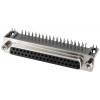 Connfly DS1037-01-37FNAKT74 DS1037-01-37FNAKT74 D-SUB zásuvková lišta Pólů: 37 pájecí piny 1 ks Tray
