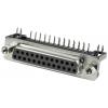 Connfly DS1037-25FNAKT74-0CC DS1037-25FNAKT74-0CC D-SUB zásuvková lišta Pólů: 25 pájecí piny 1 ks Tray