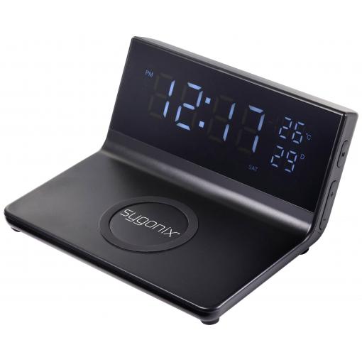 Sygonix nabíjecí stanice Alarm Clock with Wireless Charger, SY-5459860