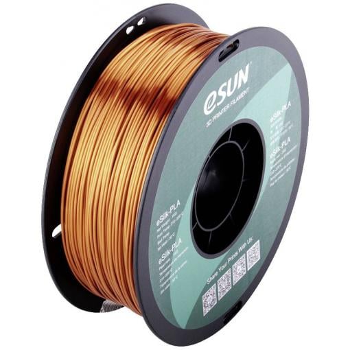 ESUN ePLA-Silk Copper vlákno pro 3D tiskárny PLA plast 1.75 mm 1 kg měděná (metalíza) 1 kg