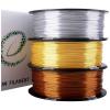 ESUN ePLA-Silk Gold vlákno pro 3D tiskárny PLA plast 1.75 mm 1 kg listová zelená (lesk) 1 kg