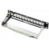 Renkforce RF-4996626 12 portů patch panel 254 mm (10) nevybavený specifikací 1 U černá neosazený