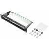 Renkforce RF-4996626 12 portů patch panel 254 mm (10) nevybavený specifikací 1 U černá neosazený