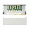 Renkforce RF-4996630 8 portů patch panel 254 mm (10) CAT 6A 0.5 U šedá osazený