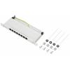 Renkforce RF-4996630 8 portů patch panel 254 mm (10) CAT 6A 0.5 U šedá osazený